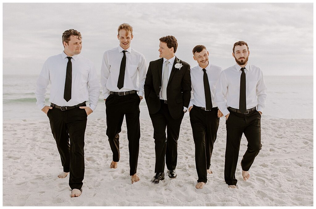 groom and groomsmen