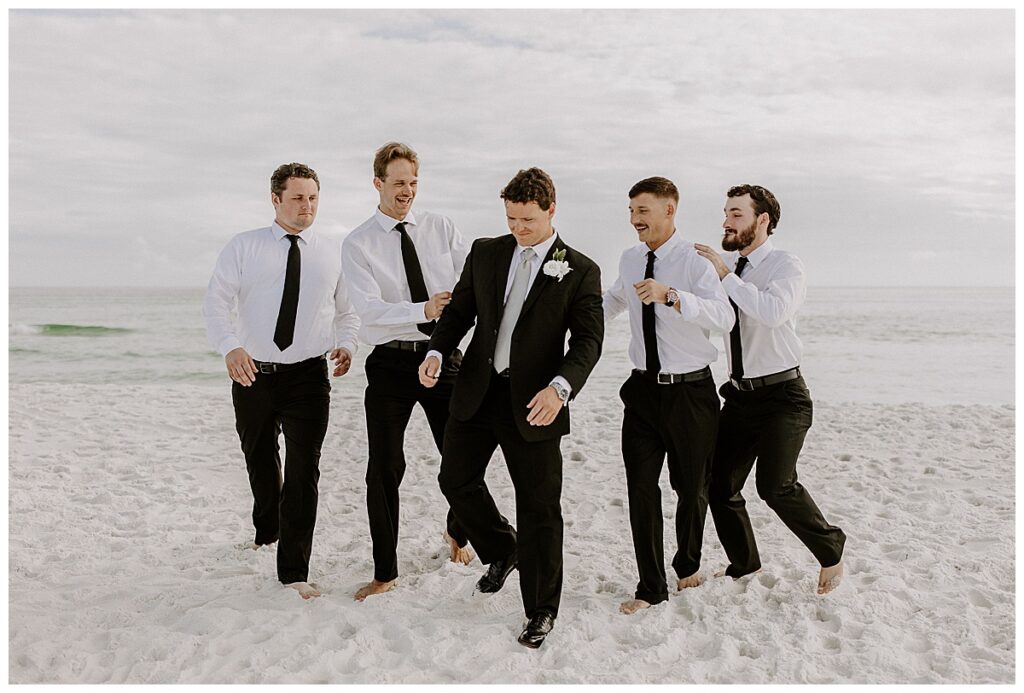 groom and groomsmen