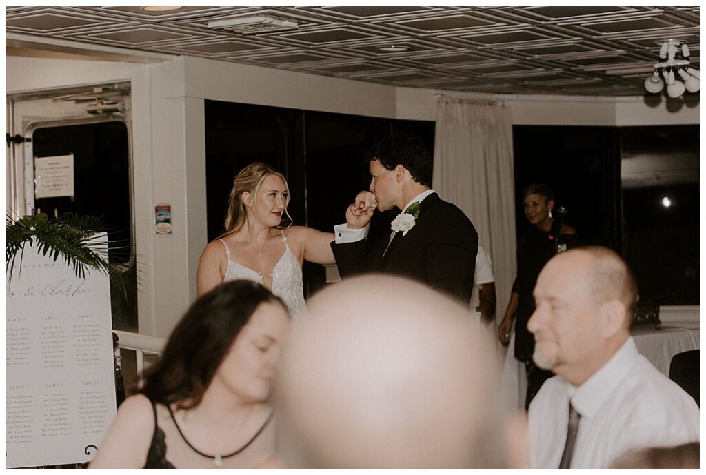 bride and groom grand entrance