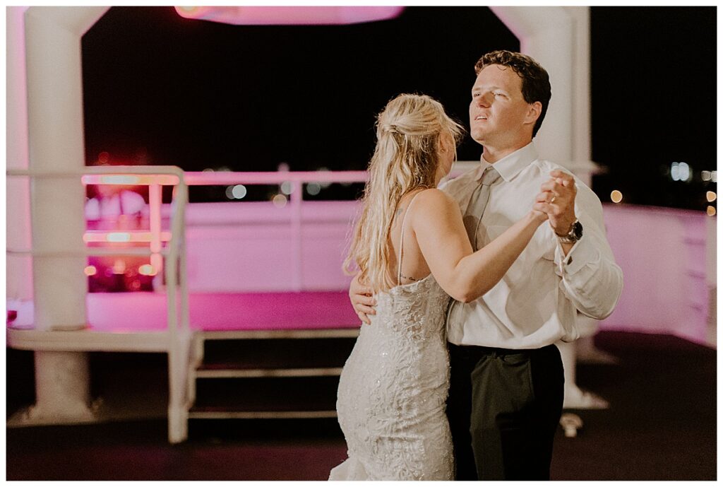 bride and groom private dance