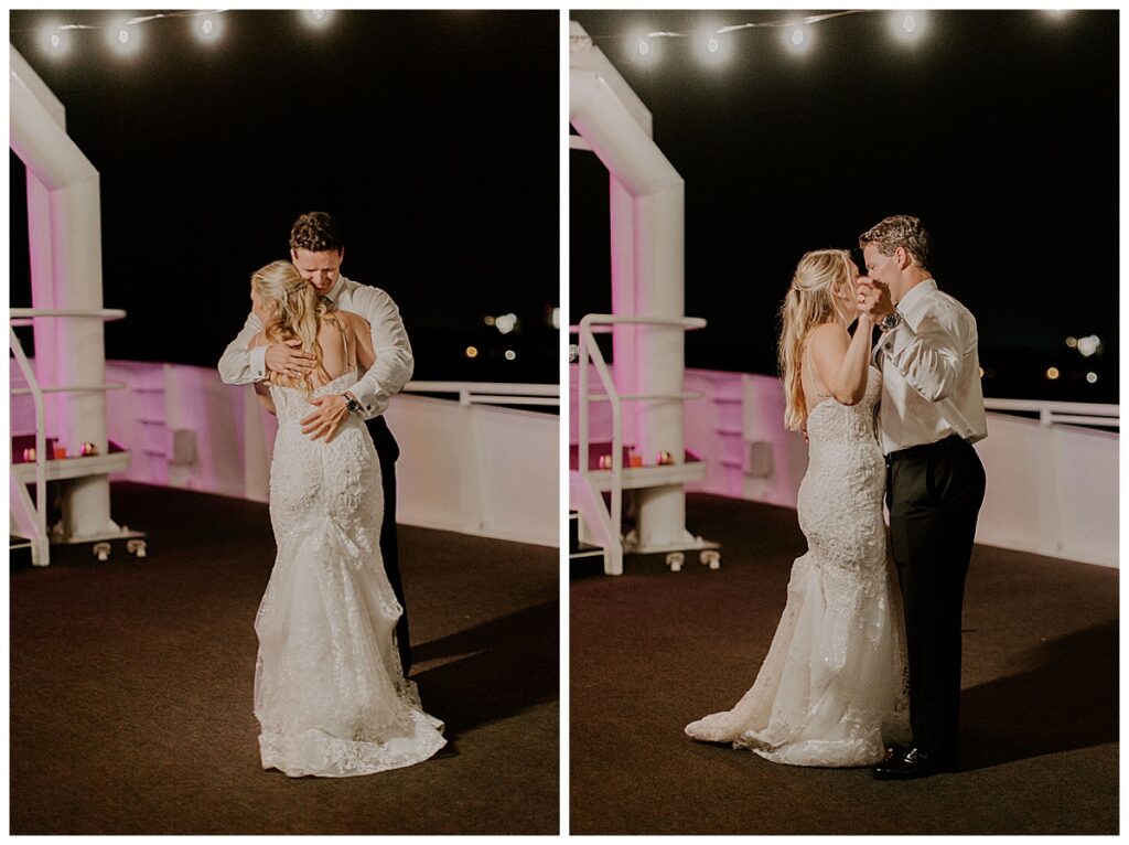 bride and groom private dance