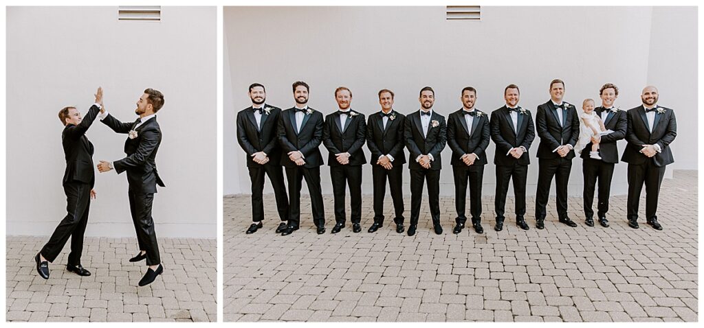 groom and groomsmen