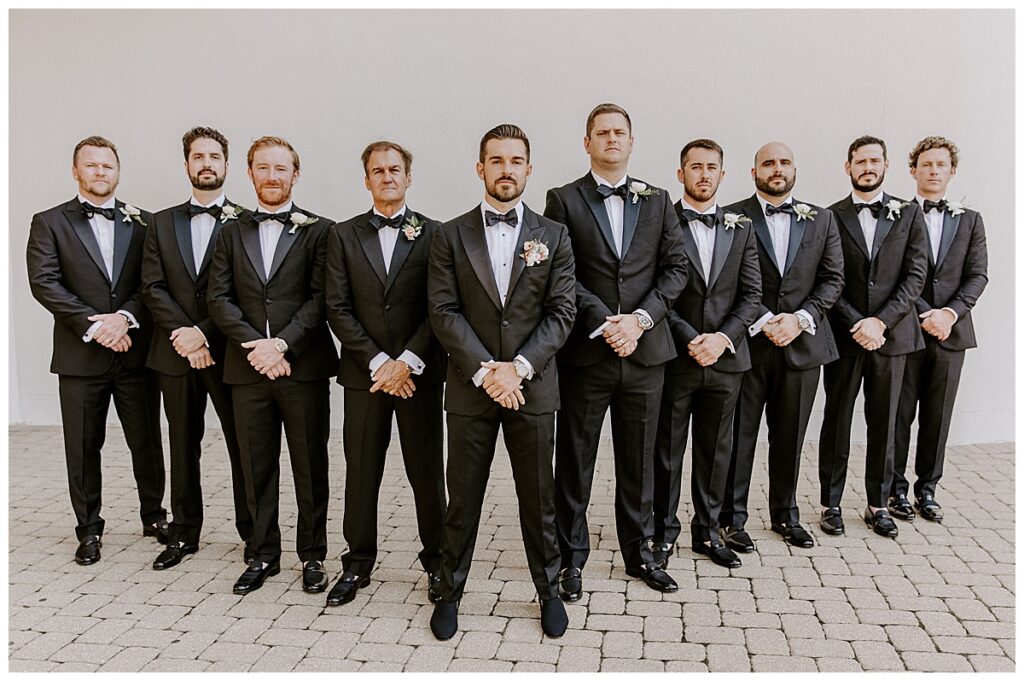 groom and groomsmen