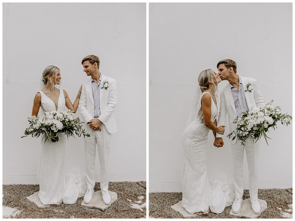 bride and groom portraits