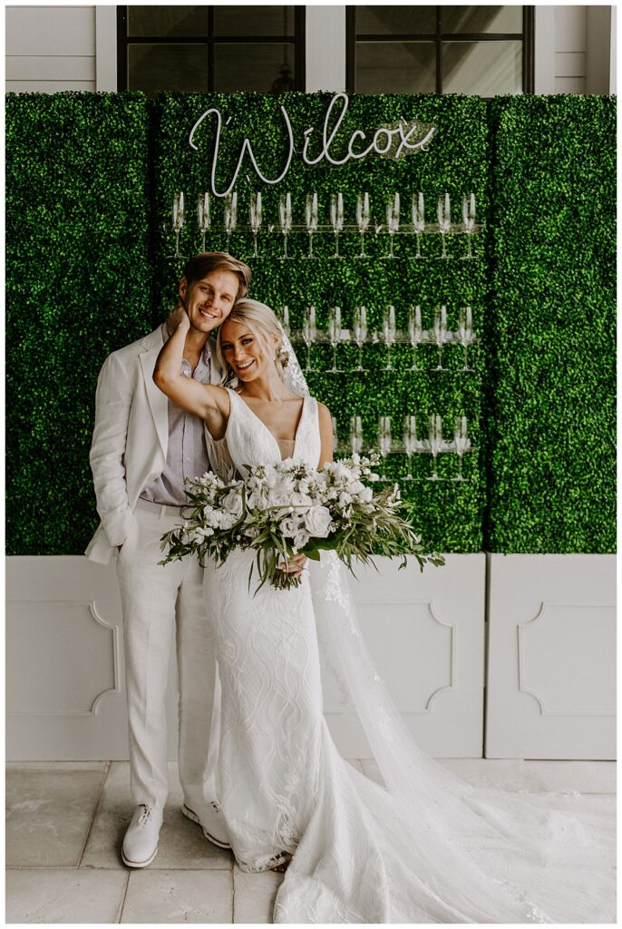 bride and groom portraits