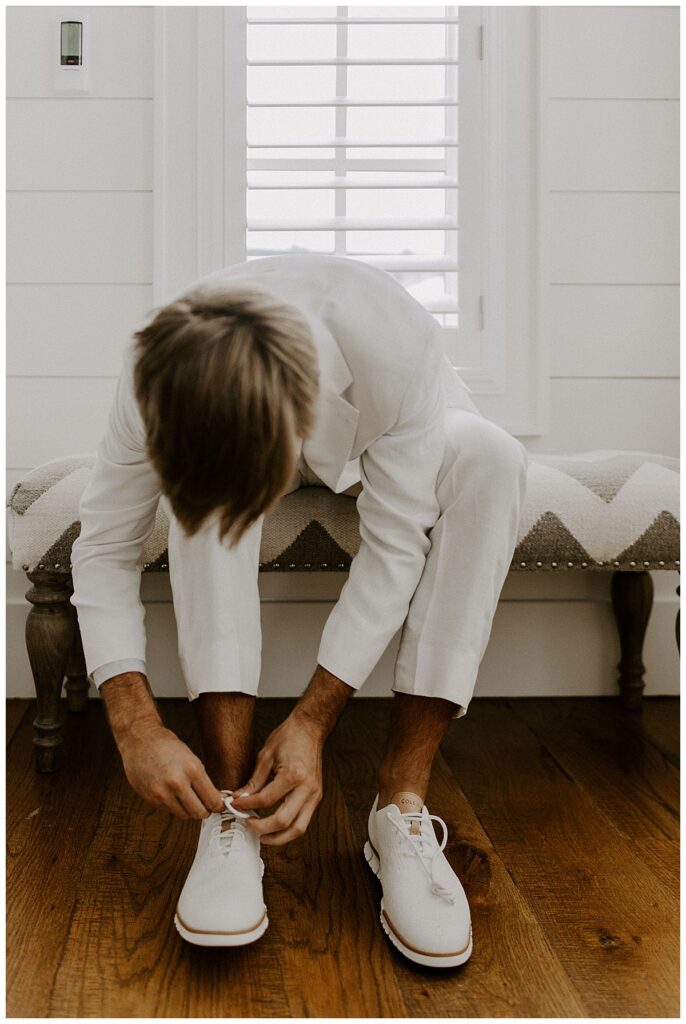 groom getting ready
