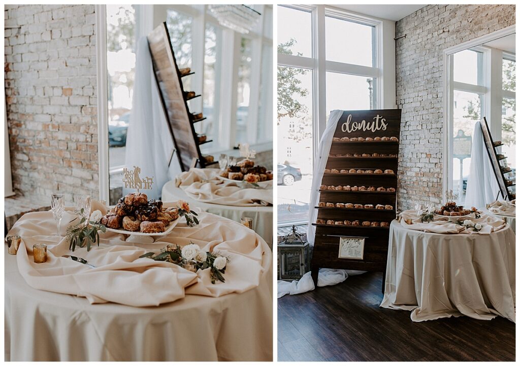 Detail shots of donut wall