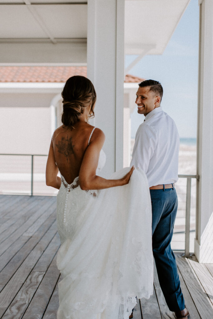 First look with couple