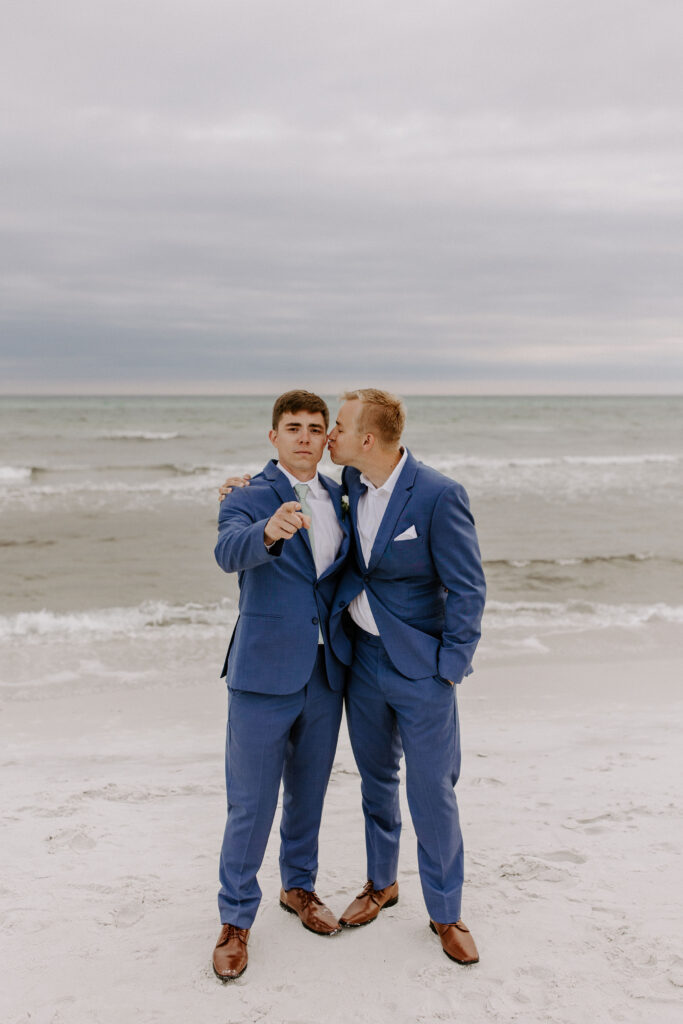 groom and groomsman