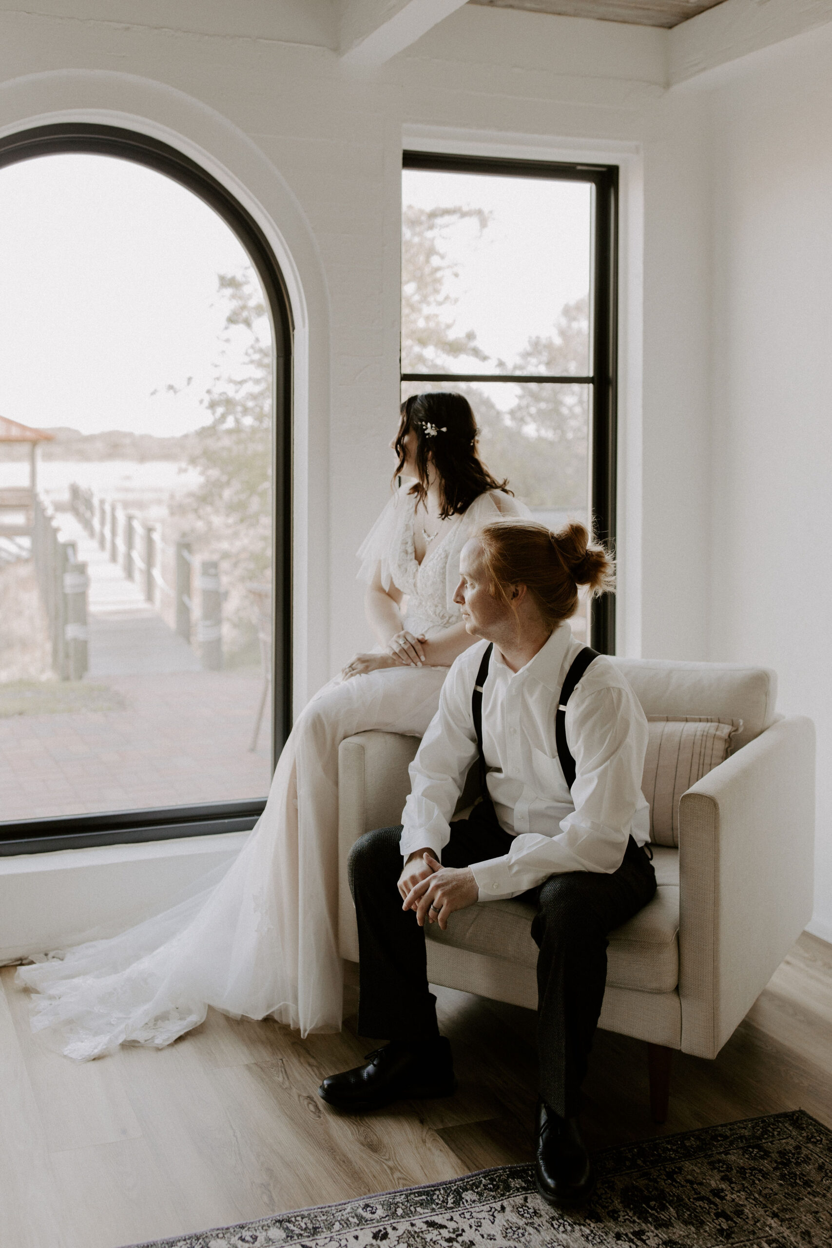 Couple at their St Augustine elopement