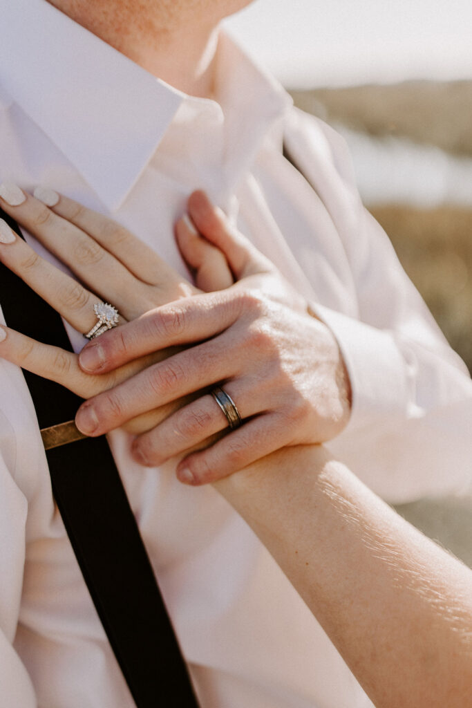 Couple at their St Augustine elopement